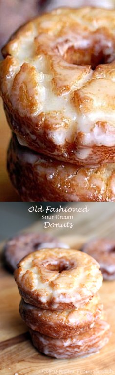 Old Fashioned Sour Cream Donuts