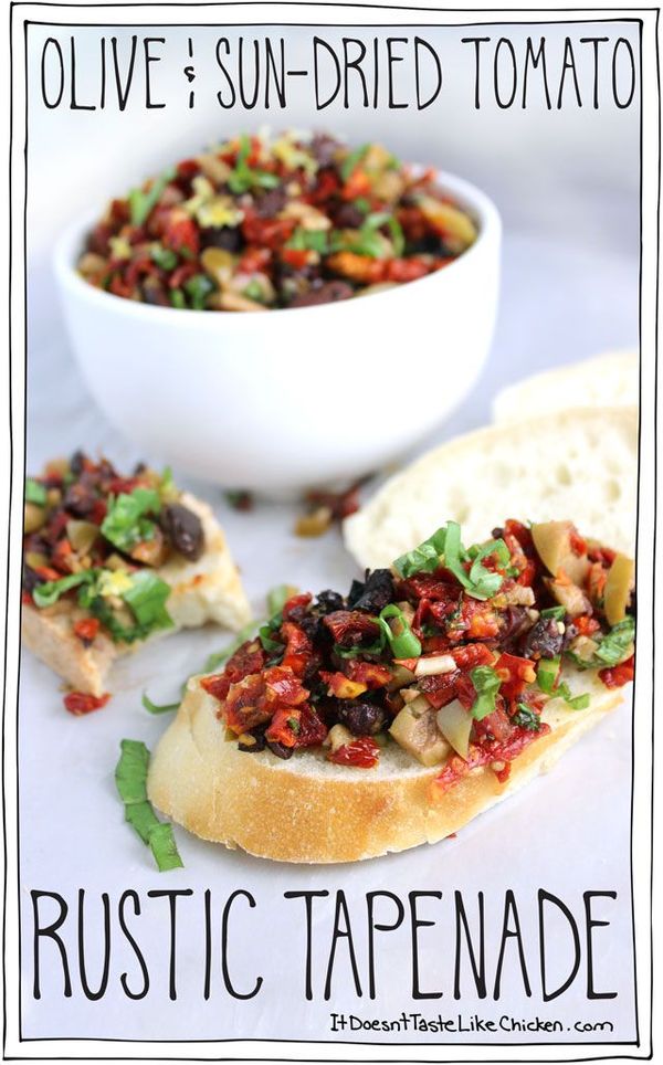 Olive & Sun-Dried Tomato Rustic Tapenade