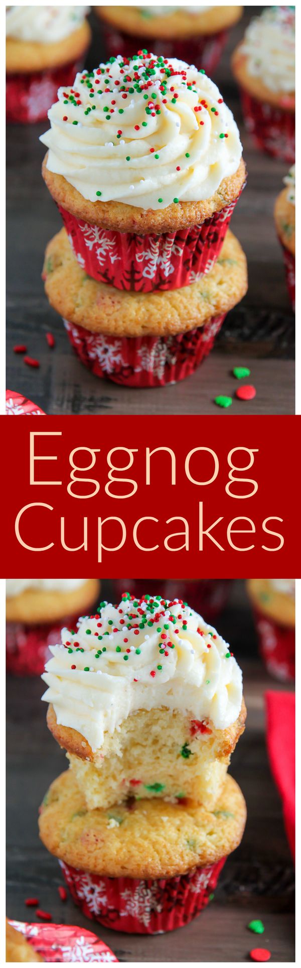 One-Bowl Eggnog Cupcakes