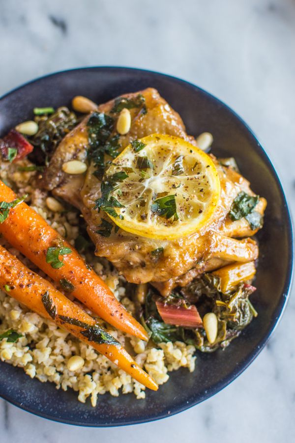 One-Pan Braised Lemon Paprika Chicken with Sumac