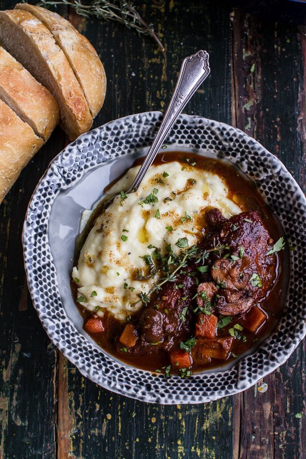 One-Pot 45 Minute Coq au Vin with Brown Butter Sage Mashed Potatoes