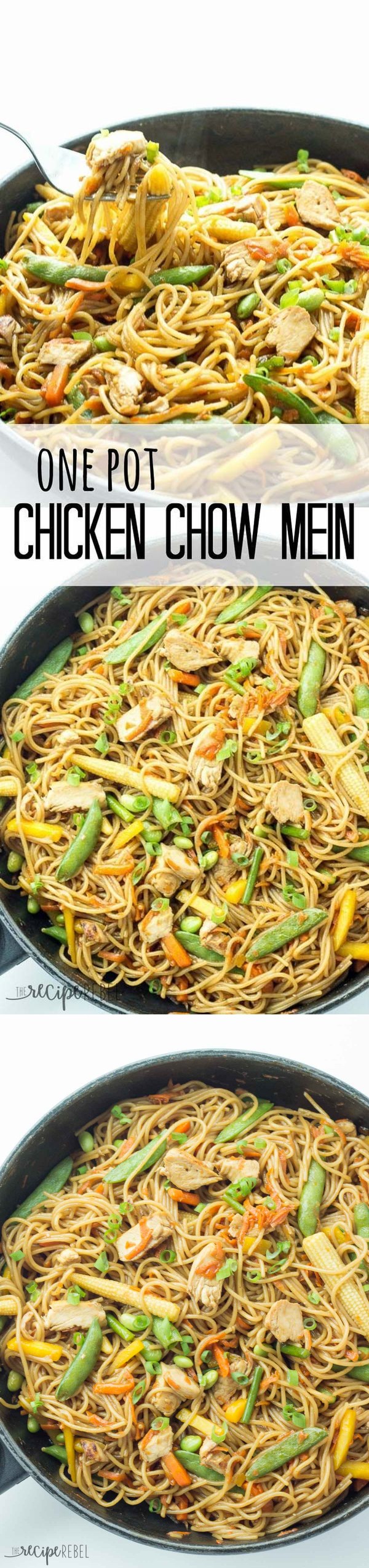 One Pot Chicken Chow Mein