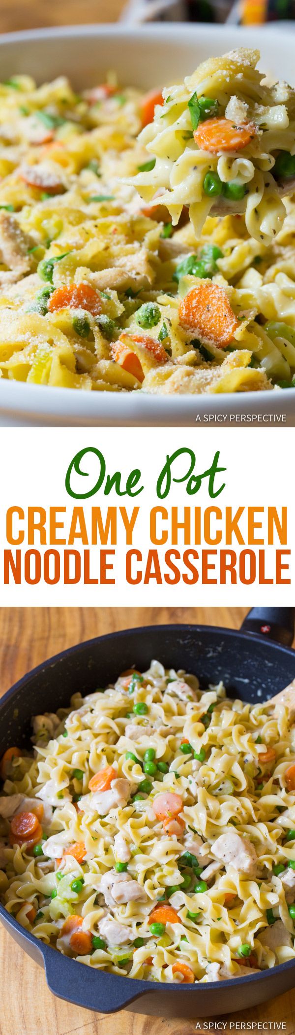 One-Pot Chicken Noodle Casserole