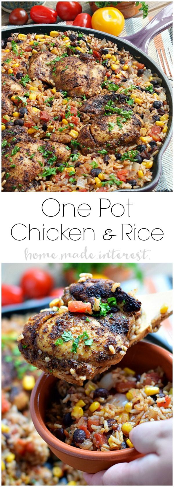 One Pot Mexican Chicken and Rice