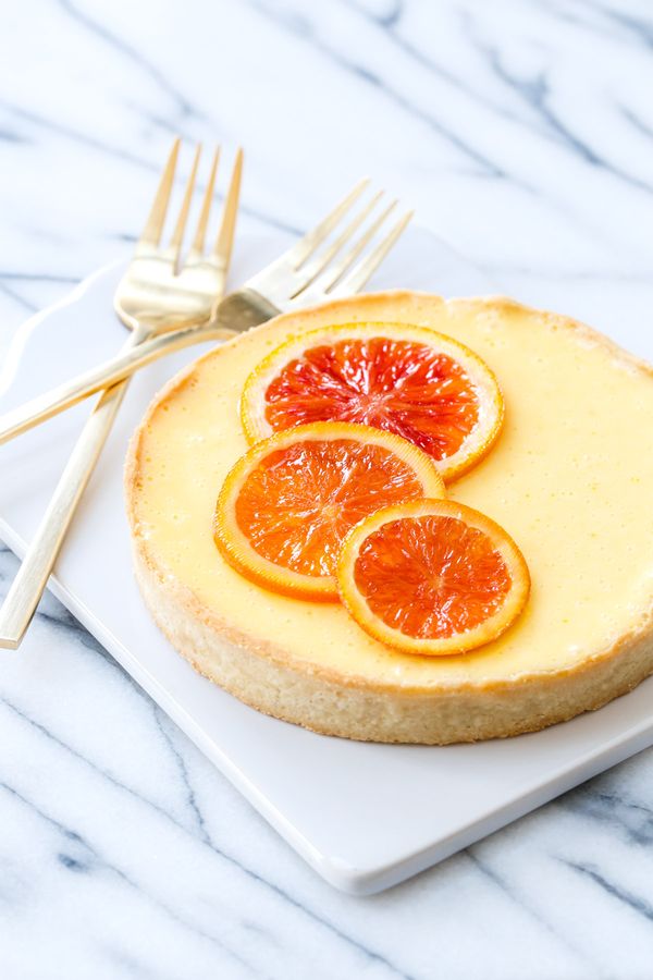 Orange Blossom Almond Cream Tart