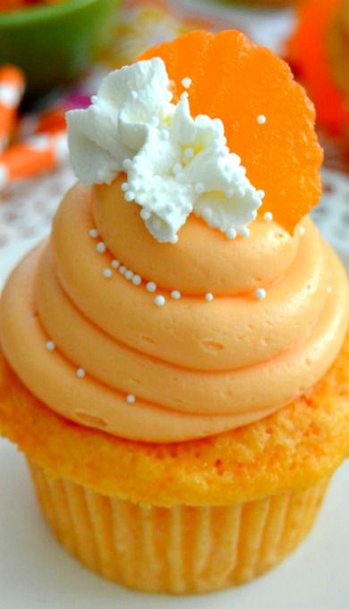 Orange Creamsicle Cupcakes