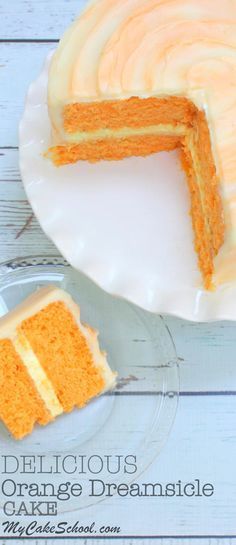 Orange Dreamsicle Cake