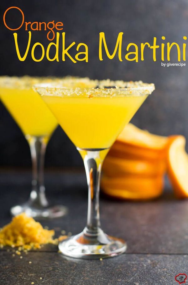 Orange Vodka Martini