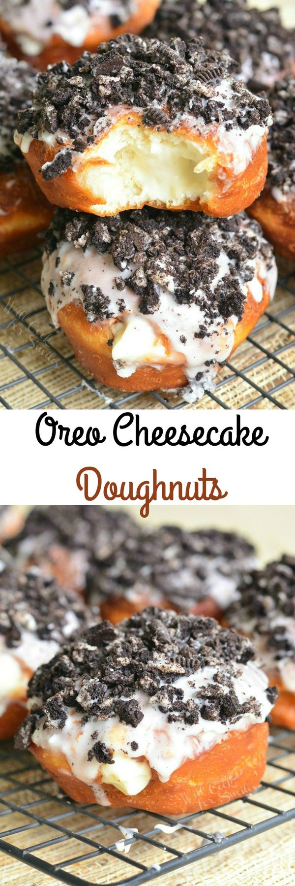 Oreo Cheesecake Doughnuts