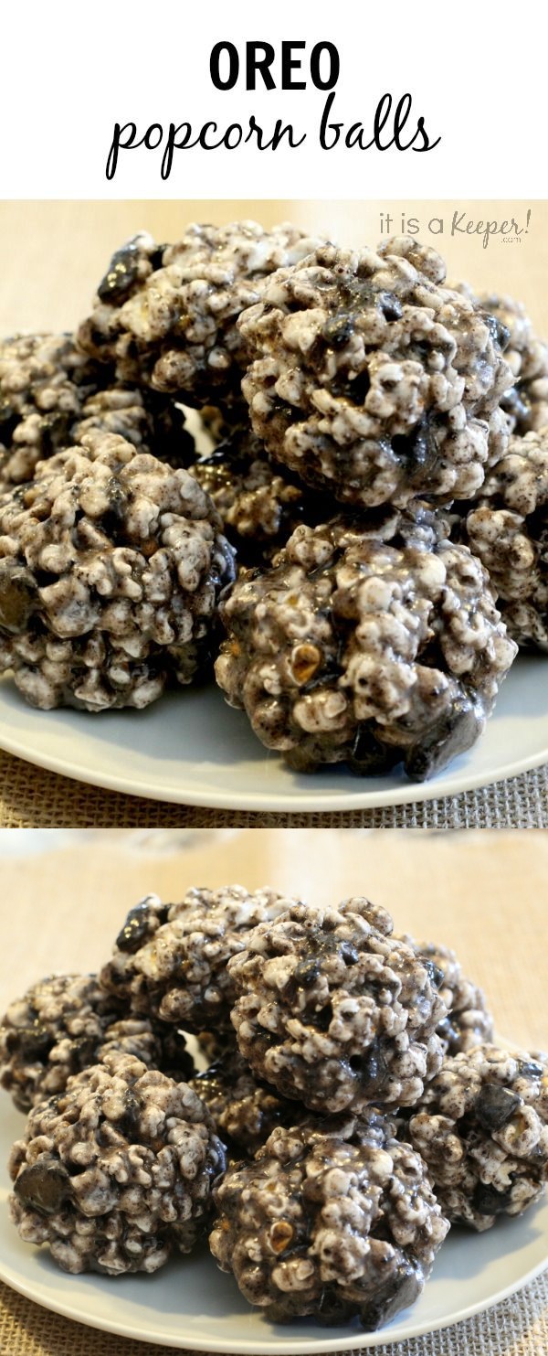 Oreo Popcorn Balls