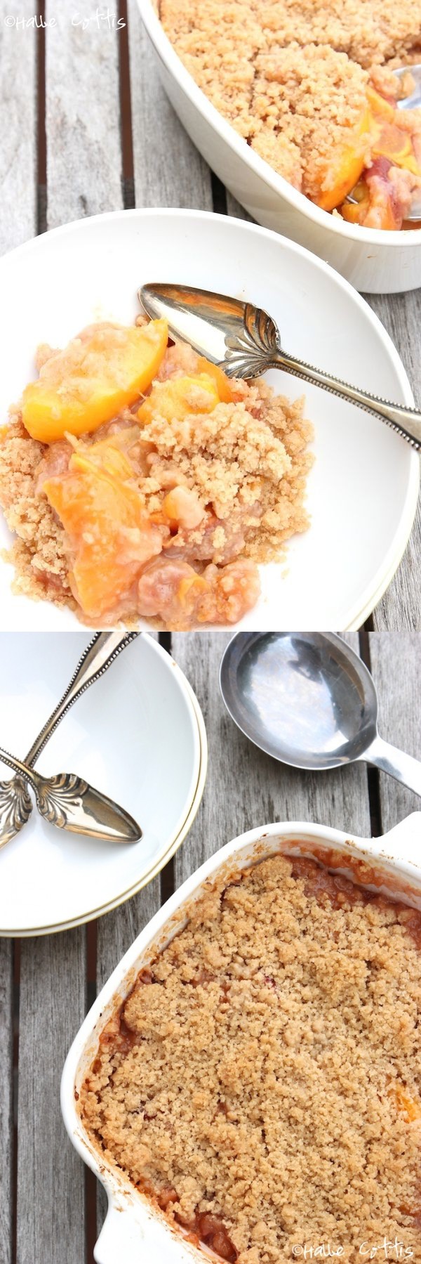 Organic Peach Crisp