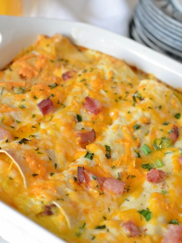 Overnight Breakfast Enchiladas