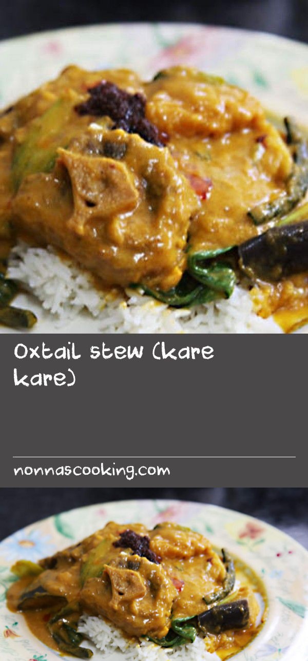 Oxtail stew (kare kare
