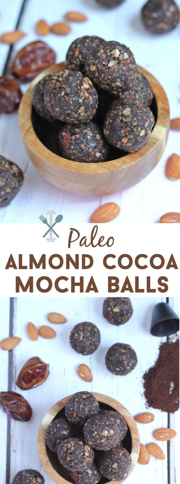 Paleo Almond Cocoa Mocha Balls