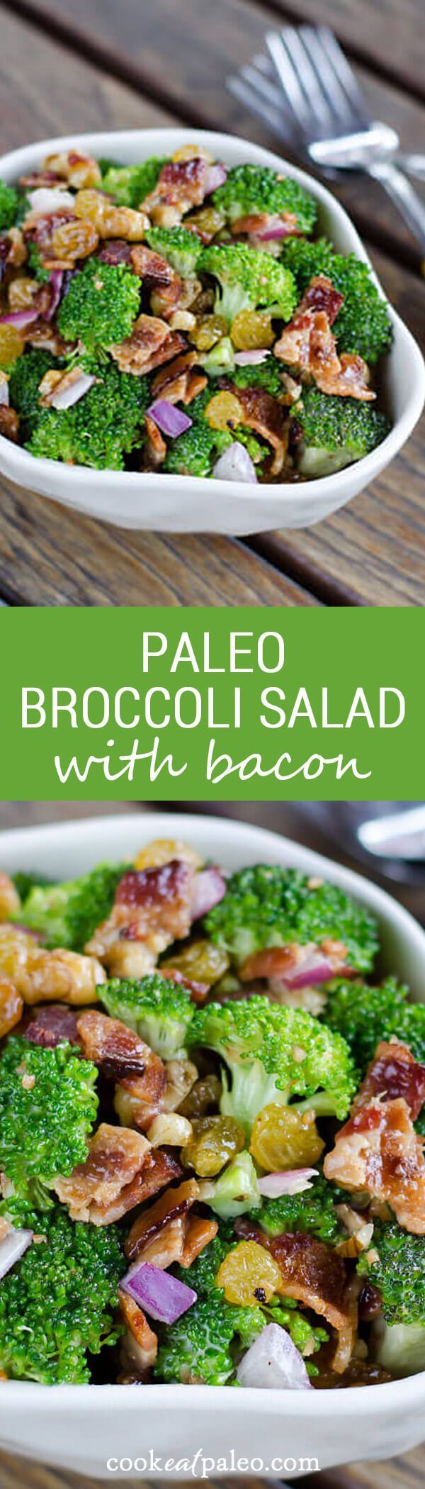 Paleo Broccoli Salad with Bacon