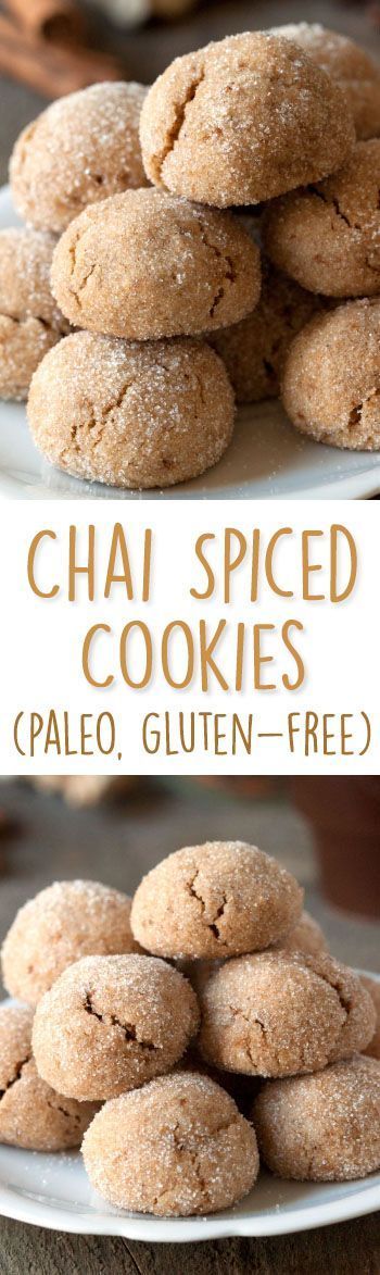 Paleo Chai Spiced Cookies (grain-free, gluten-free, dairy-free
