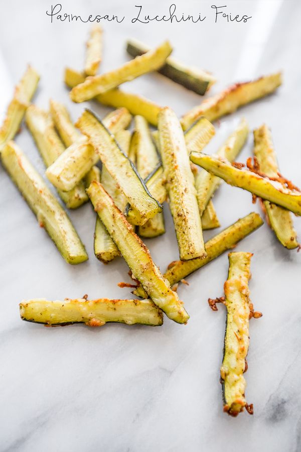 Paleo Garlic Parmesan Zucchini Fries