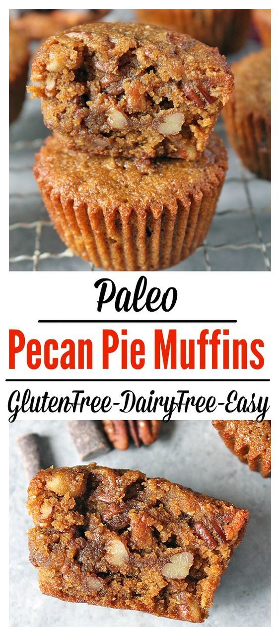 Paleo Pecan Pie Muffins