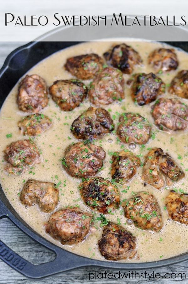 Paleo Swedish Meatballs