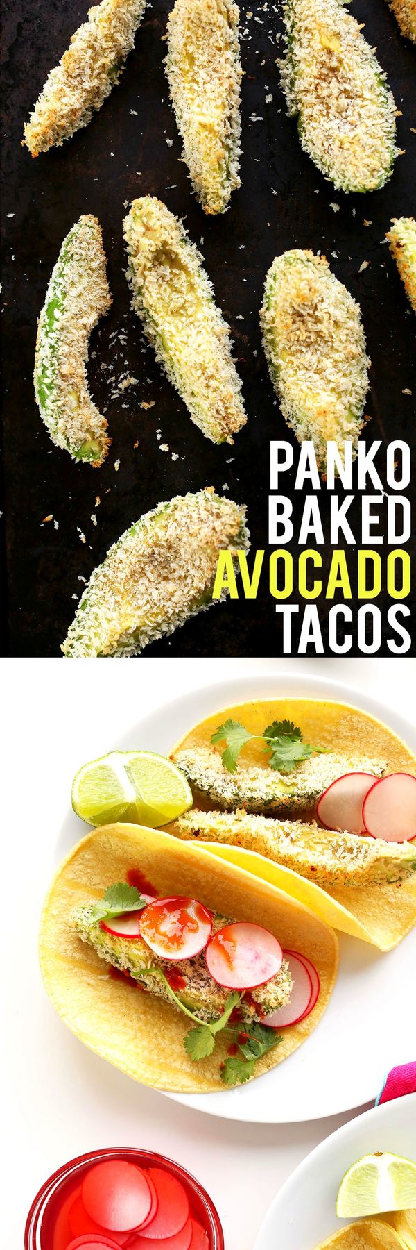 Panko Baked Avocado Tacos