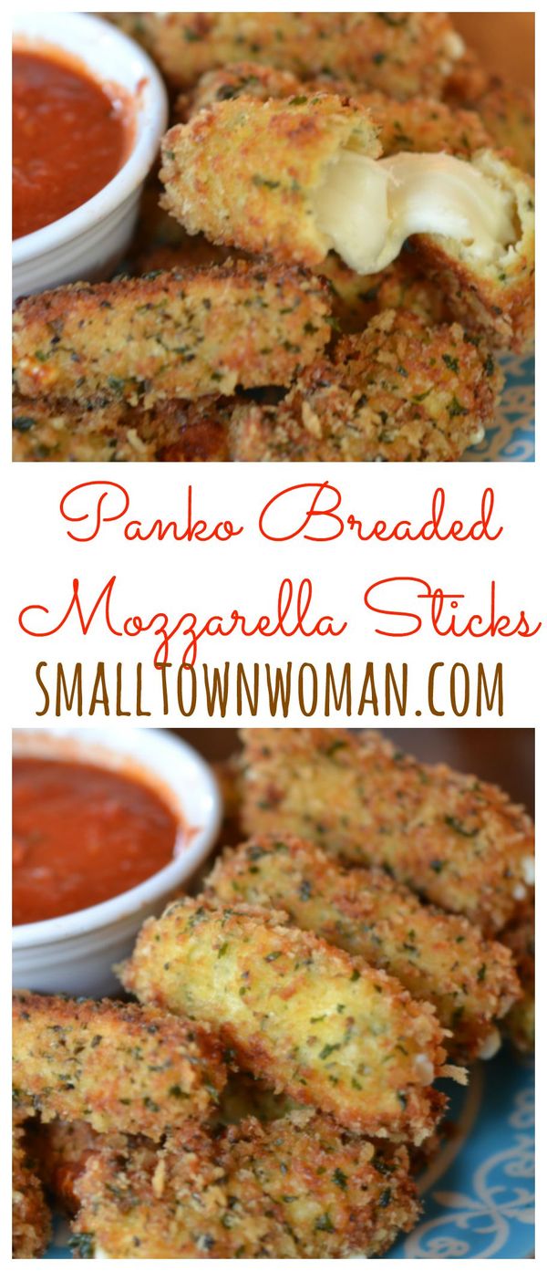 Panko Breaded Mozzarella Sticks