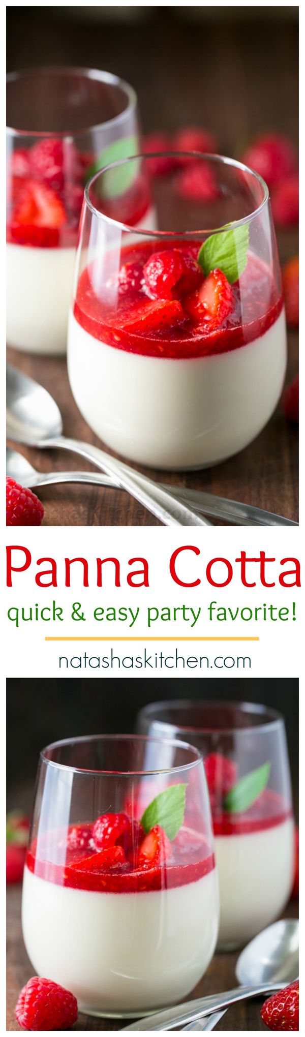 Panna Cotta with Berry Sauce