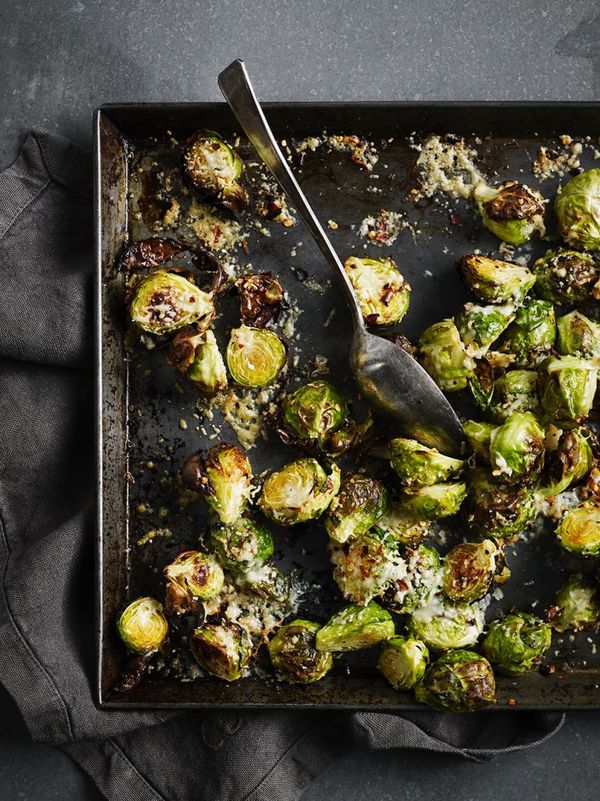 Parmesan Brussels sprouts