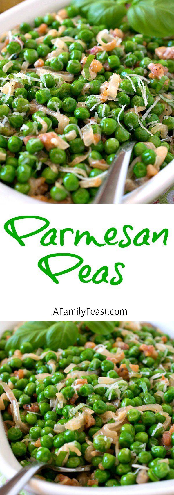 Parmesan Peas with Pancetta and Shallots