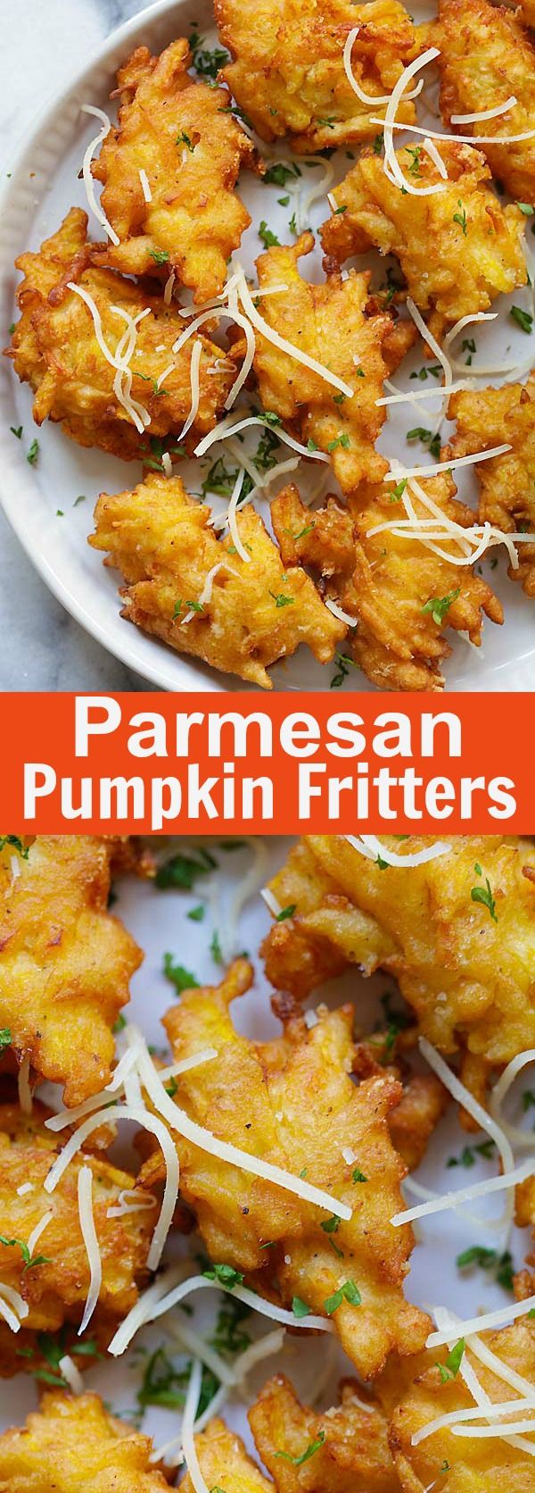 Parmesan Pumpkin Fritters