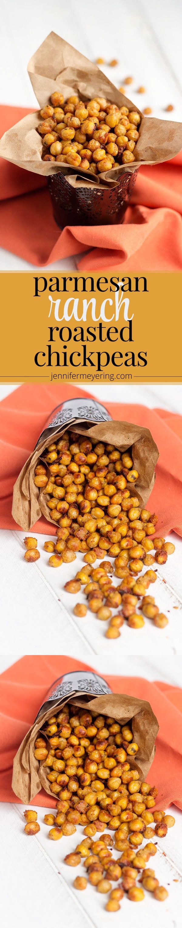 Parmesan Ranch Roasted Chickpeas