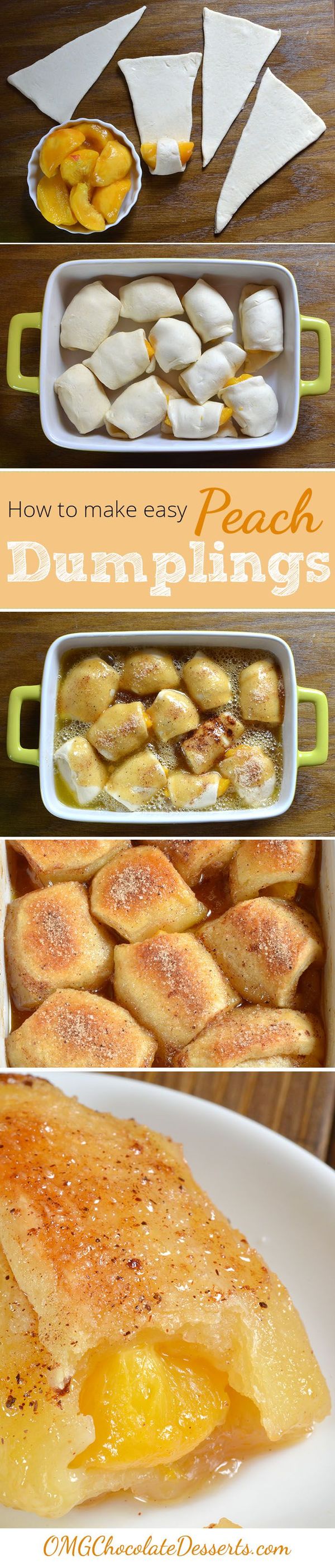 Peach Dumplings