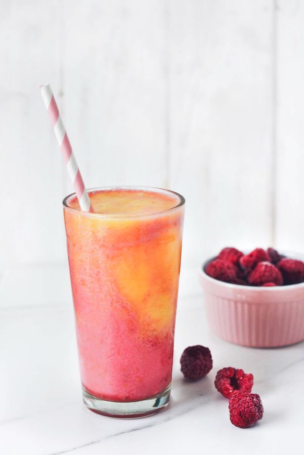 Peach Melba Sunrise Smoothie