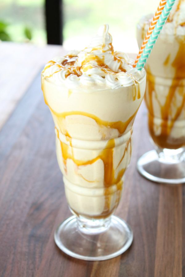 Peanut Butter-Caramel Milkshake