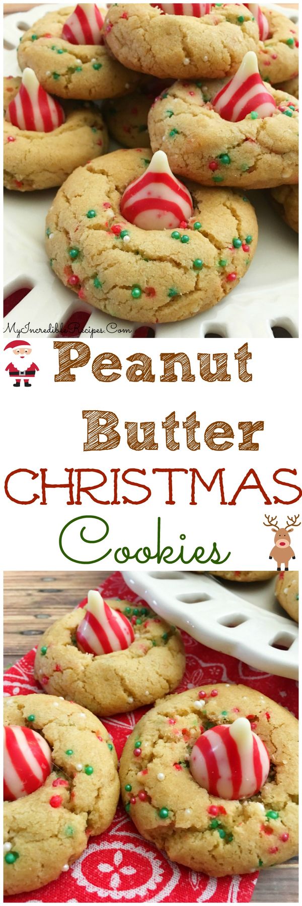 Peanut Butter Christmas Cookies