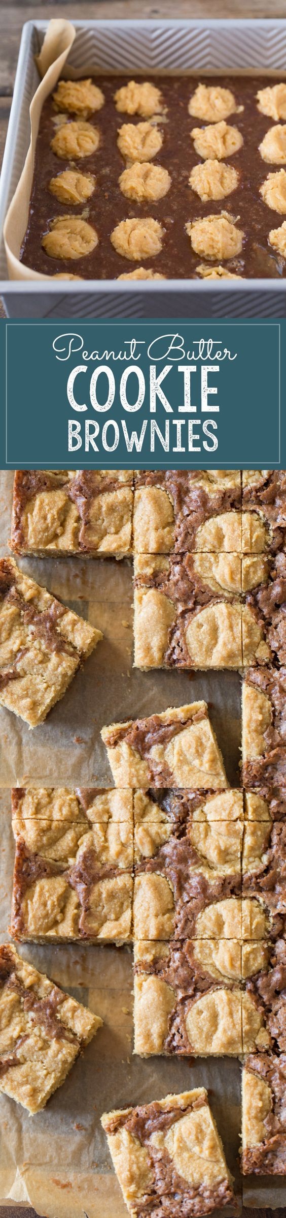 Peanut Butter Cookie Brownies