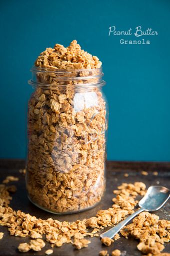 Peanut Butter Granola (4 Ingredients!