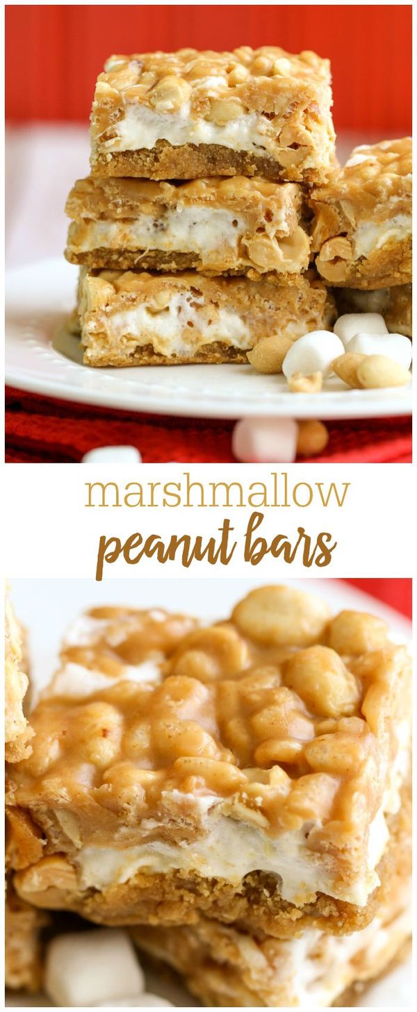 Peanut Marshmallow Bars