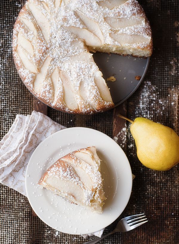 Pear mascarpone cake