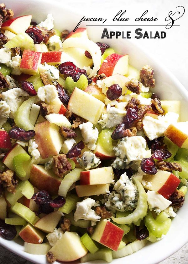 Pecan, Blue Cheese and Apple Salad