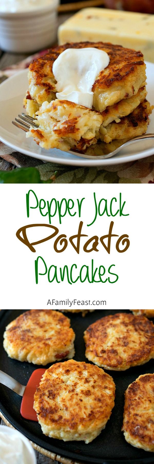 Pepper Jack Potato Pancakes