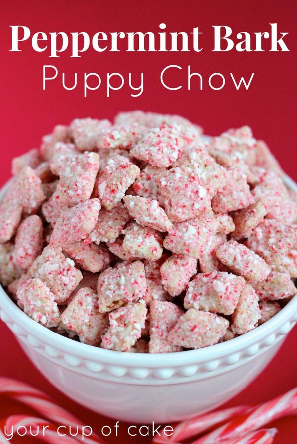 Peppermint Bark Puppy Chow