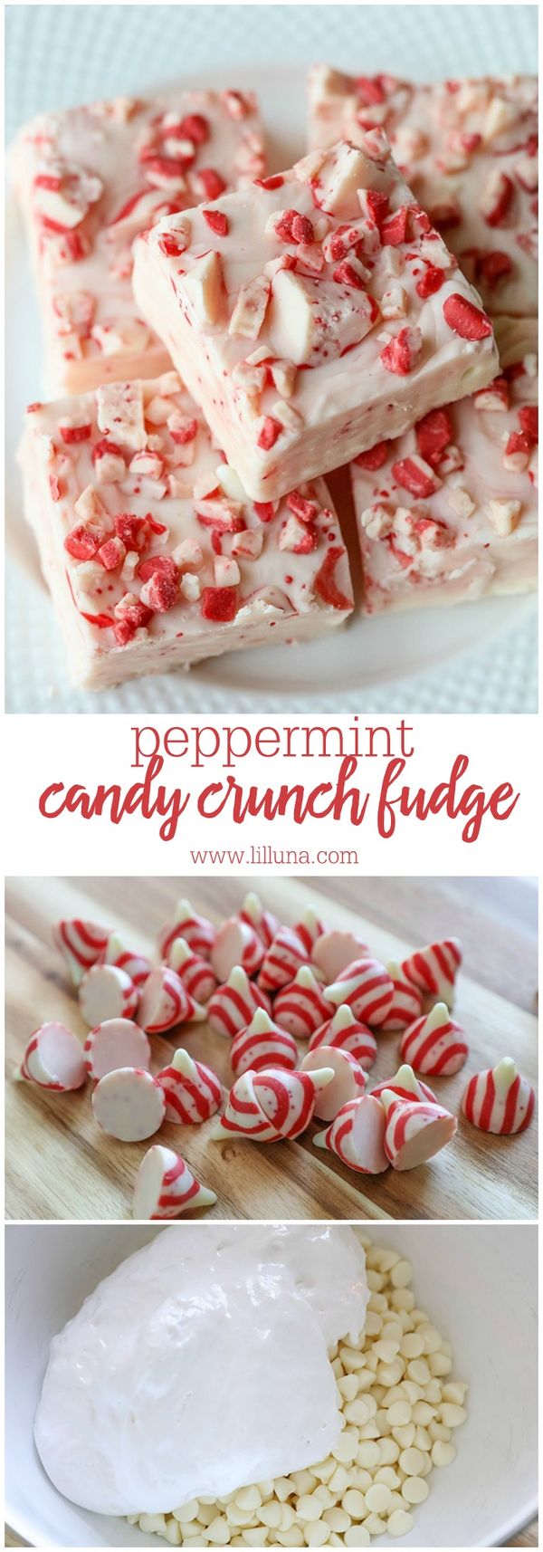 Peppermint Crunch Fudge