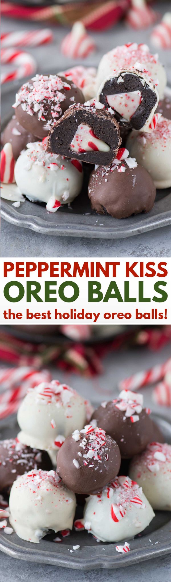 Peppermint Kiss Oreo Balls