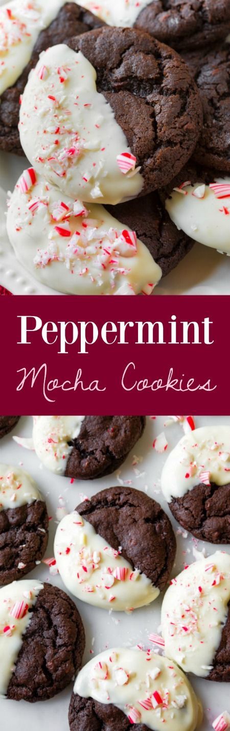 Peppermint Mocha Cookies