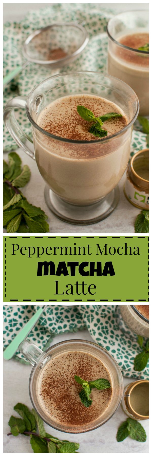 Peppermint Mocha Matcha Latte