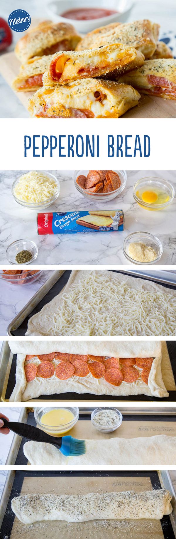 Pepperoni Pizza Bread