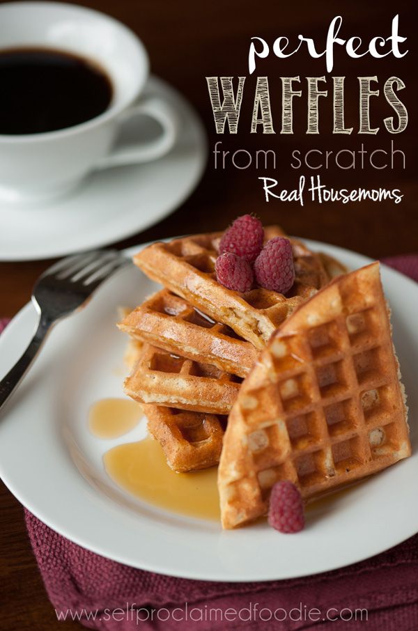 Perfect Waffles from Scratch