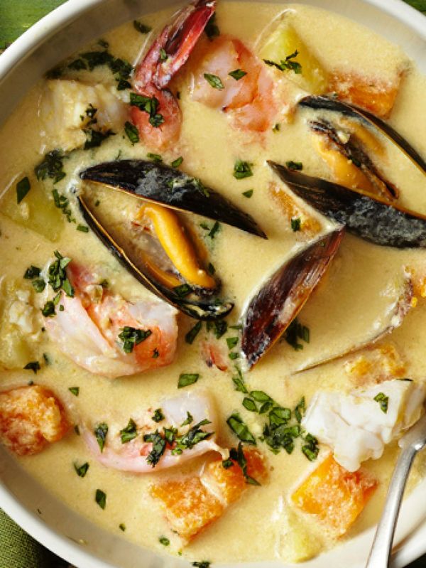 Peruvian Seafood Chowder