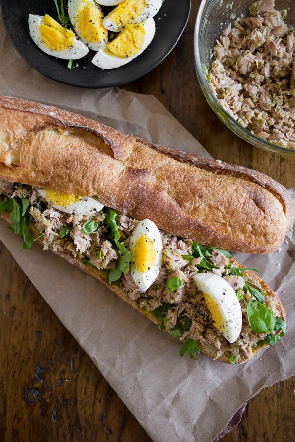 Pesto Tuna Baguette