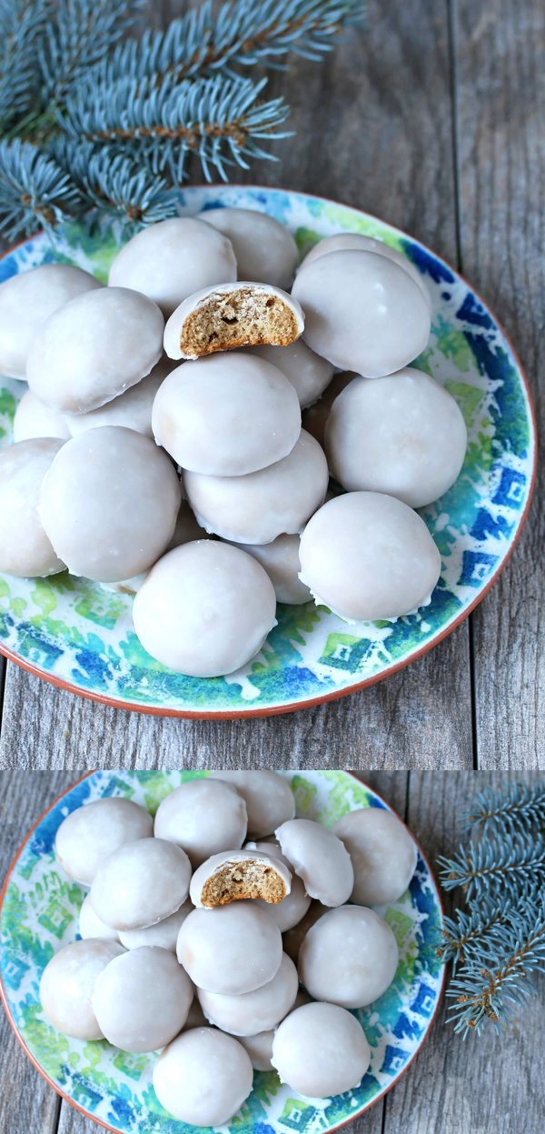 Pfeffernüsse (German Iced Gingerbread Cookies